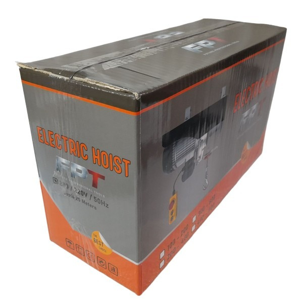 وینچ برقی کارگاهی اف پی تی FPT مدل PA600 طول 25 متر